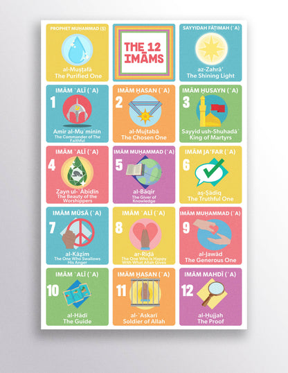 The 12 Imams - A Memory Matching Game